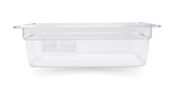 Omcan 80074 - GN 1/3 Third-size Polycarbonate Clear Food Pan, 4″ Deep