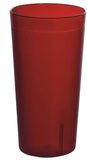 Omcan 80341 - 12 oz / 355 ml Red Pebbled Tumbler