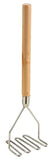Omcan 80397 - 5 1/4″ Square Potato Masher with 24″ Wooden Handle