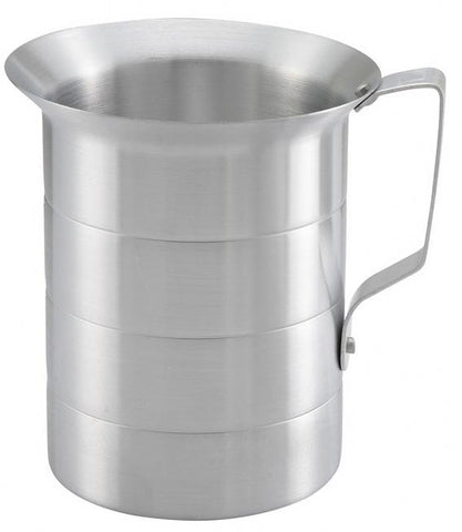 Omcan 80400 - 2 Cup (1/2 qt) Aluminum Measuring Cup
