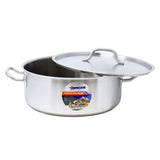 Omcan 80427 - 15 qt Stainless Steel Brazier with Lid