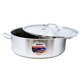 Omcan 80429 - 25 qt Stainless Steel Brazier with Lid