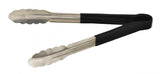 Omcan 80545 - 12" Heavy-Duty Utility Tongs with Black Plastic Handle