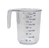 Omcan 80570 - 8 oz / 250 ml Clear Polycarbonate Measuring Cup