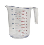 Omcan 80571 - 16 oz / 500 ml Clear Polycarbonate Measuring Cup
