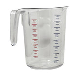 Omcan 80574 - 128 oz / 4 L Clear Polycarbonate Measuring Cup