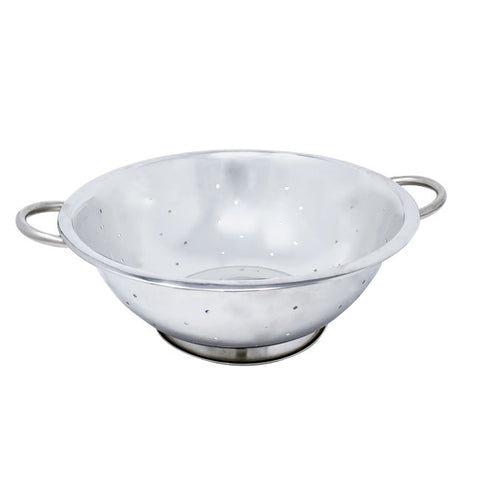 Omcan 80740 - 8 qt Stainless Steel Colander with Base and Handles