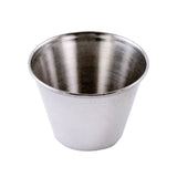 Omcan 80822 - 2 1/2 oz Stainless Steel Sauce Cup – Pack of 12