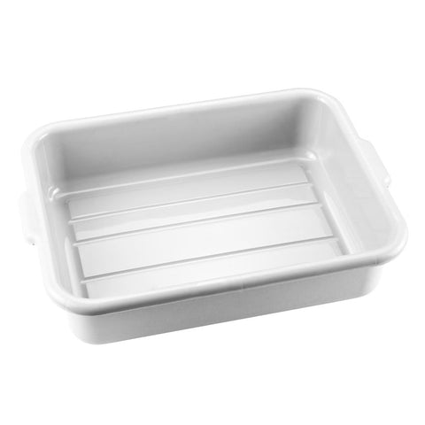 Omcan 80892 - 21.5″ x 15.5″ x 5″ Standard Polypropylene White Bus Box