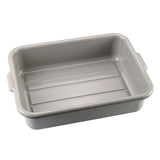 Omcan 80893 - 21.5″ x 15.5″ x 7″ Standard Polypropylene Gray Bus Box