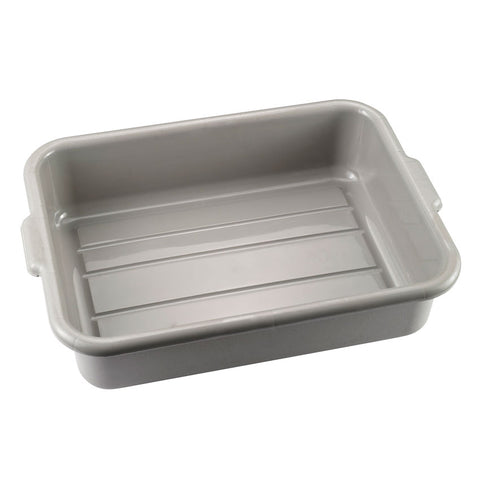 Omcan 80893 - 21.5″ x 15.5″ x 7″ Standard Polypropylene Gray Bus Box
