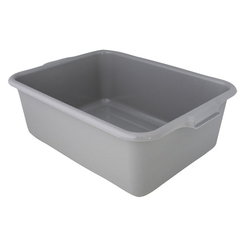 Omcan 80893 - 21.5″ x 15.5″ x 7″ Standard Polypropylene Gray Bus Box
