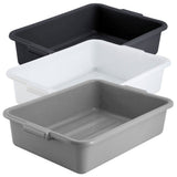 Omcan 81000 - 21.5″ x 15.5″ x 5″ Standard Polypropylene Black Bus Box