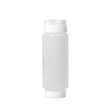 Omcan 81160 - 12 oz Clear Dual-way First In First Out Squeeze Bottle NSF