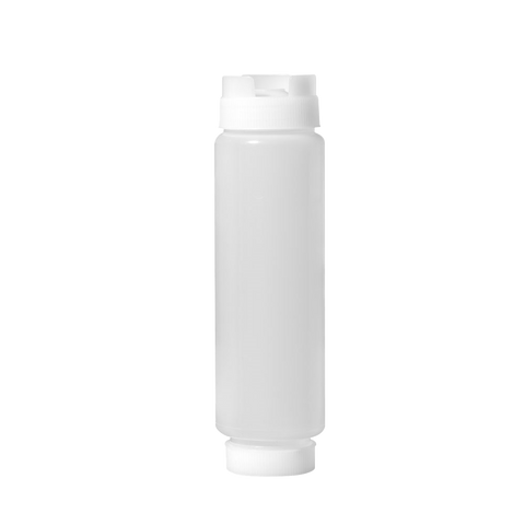 Omcan 81161 - 16 oz Clear Dual-way First In First Out Squeeze Bottle NSF
