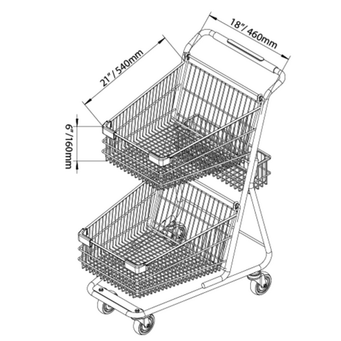 Omcan Shopping Cart