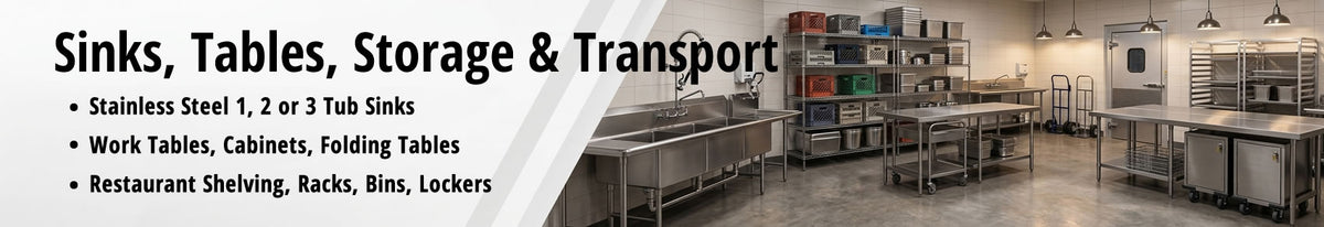 Sinks, Tables Storage & Transport