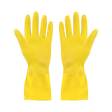 15-322-08R GLOVE RUBBER LATEX MEDIUM YELLOW FLOCKLINED (1PR)